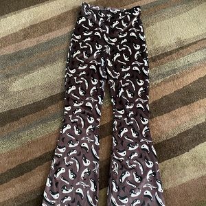 Melted Yin Yang Velour Velvet like Graphic Flares